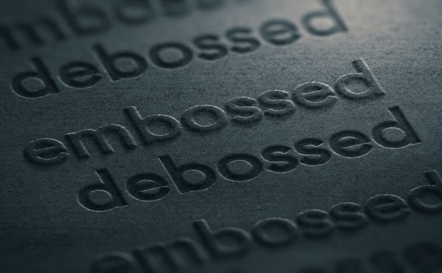 The Difference between Embossing and Debossing