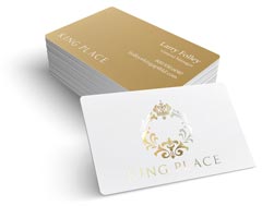 Foil Accent Business Card Printing | Printing Less