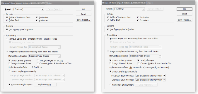 word table page break in word document